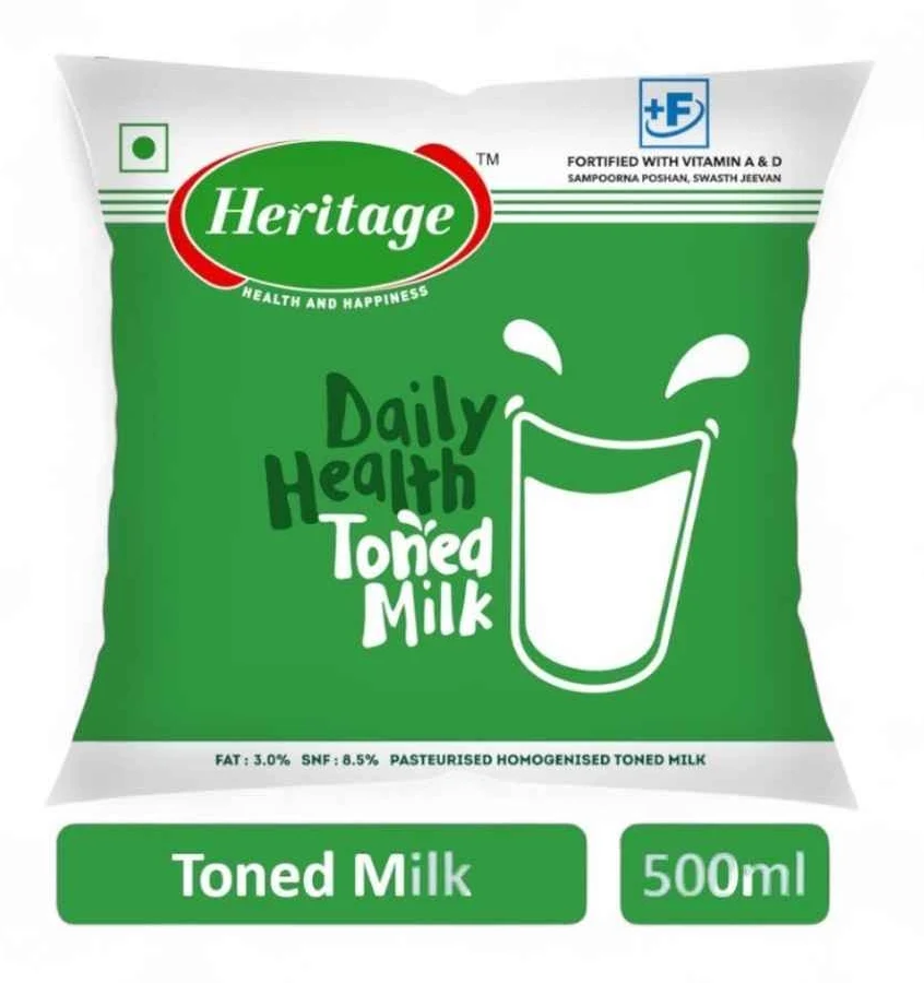Heritage Daily Health Toned Fresh Milk