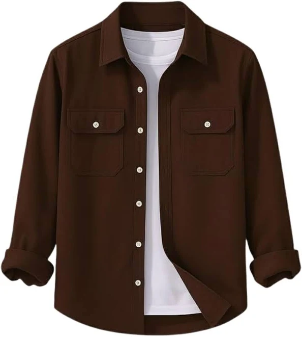 DEELMO Men’s Stylish Cotton Blend Casual Shirt