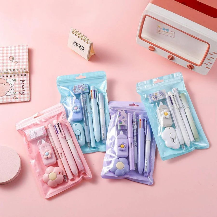 7pcs Aesthetic Stationary Gift Girls
