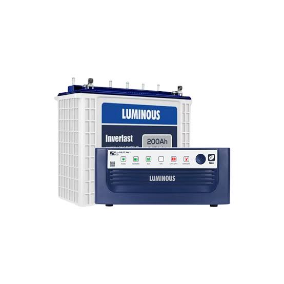 LUMINOUS Inverter 1050 + Battery 200Ah combo